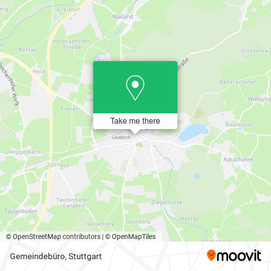 Gemeindebüro map