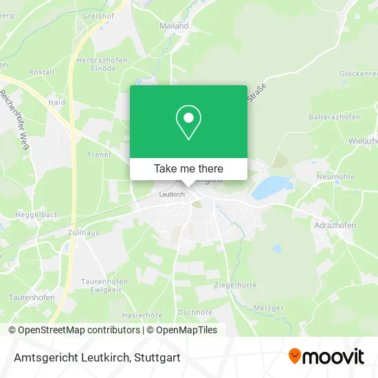 Карта Amtsgericht Leutkirch