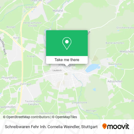 Карта Schreibwaren Fehr Inh. Cornelia Weindler