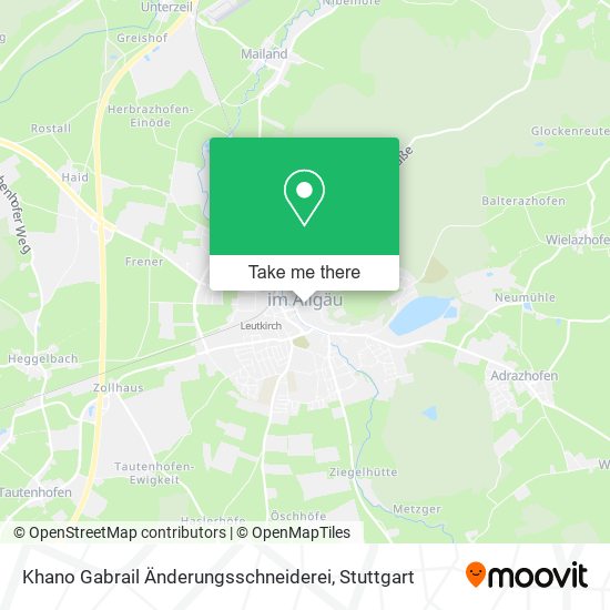 Khano Gabrail Änderungsschneiderei map