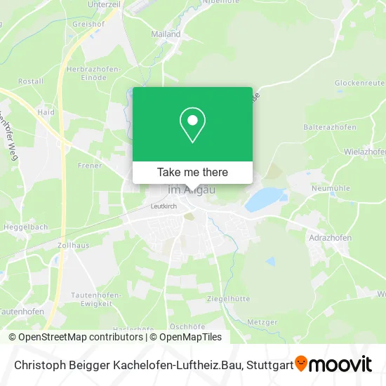 Карта Christoph Beigger Kachelofen-Luftheiz.Bau
