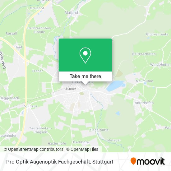 Pro Optik Augenoptik Fachgeschäft map