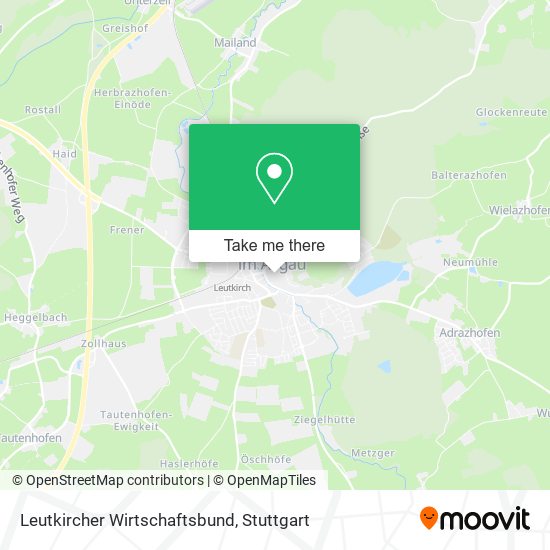 Leutkircher Wirtschaftsbund map