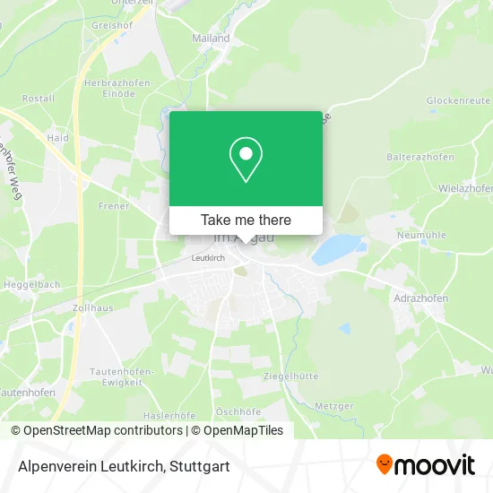 Карта Alpenverein Leutkirch