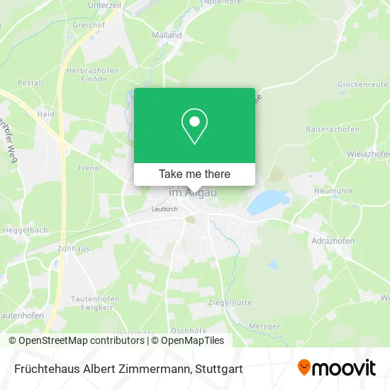 Карта Früchtehaus Albert Zimmermann
