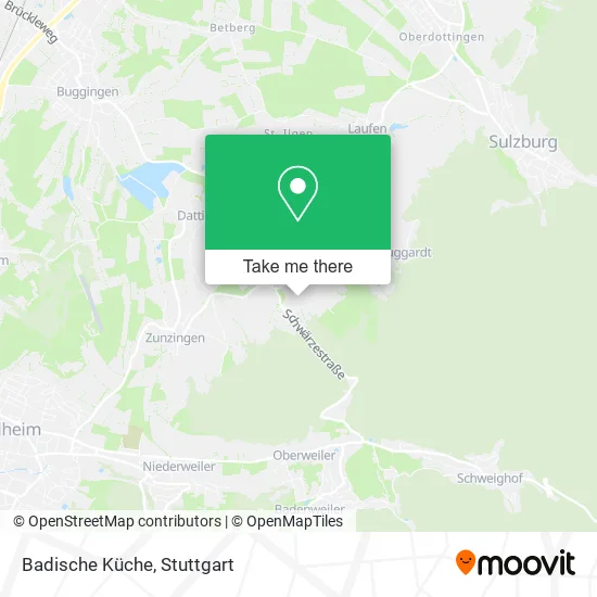 Карта Badische Küche
