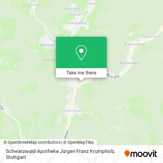 Карта Schwarzwald-Apotheke Jürgen Franz Krumpholz