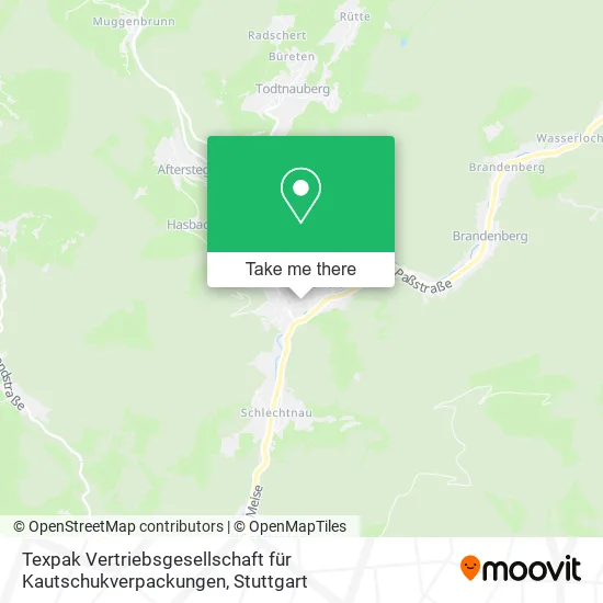 Карта Texpak Vertriebsgesellschaft für Kautschukverpackungen
