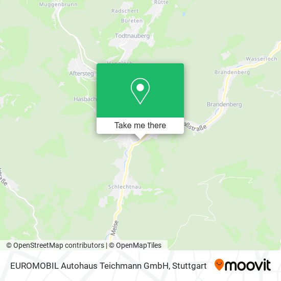 Карта EUROMOBIL Autohaus Teichmann GmbH