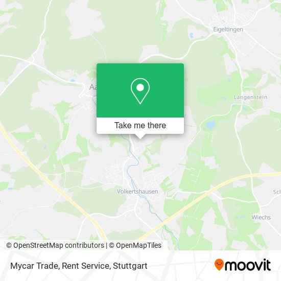 Mycar Trade, Rent Service map