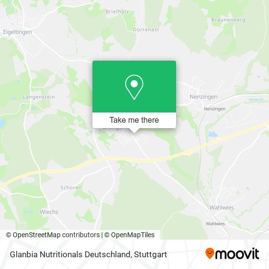 Glanbia Nutritionals Deutschland map