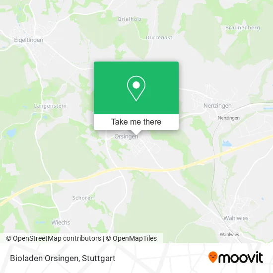 Карта Bioladen Orsingen