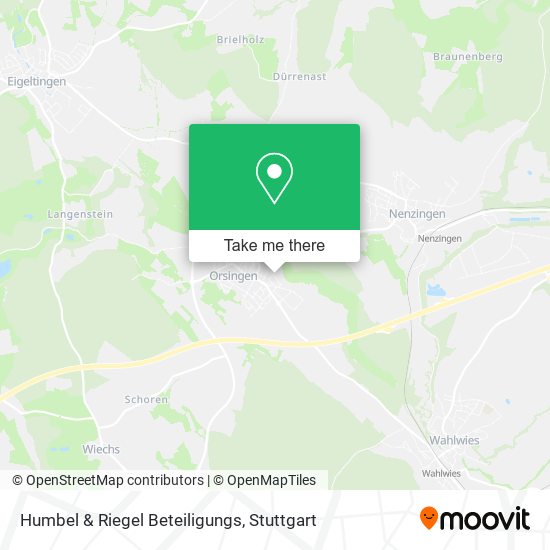 Humbel & Riegel Beteiligungs map