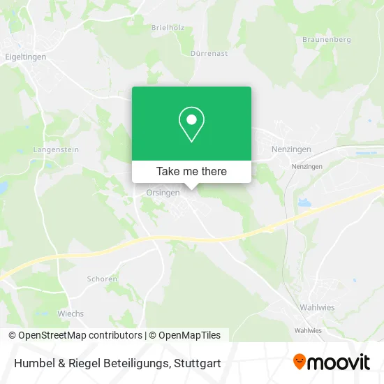 Карта Humbel & Riegel Beteiligungs