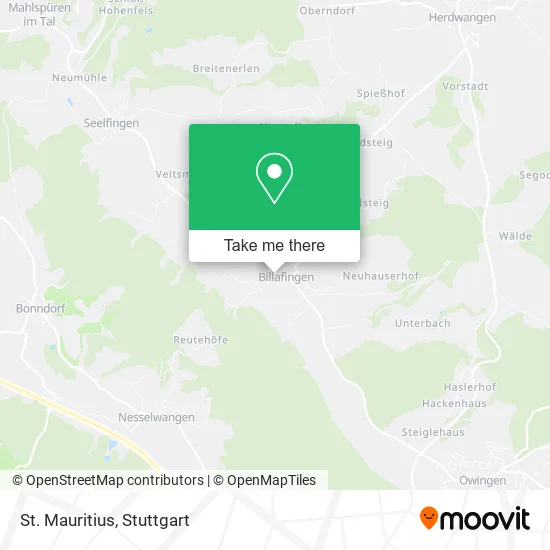 Карта St. Mauritius