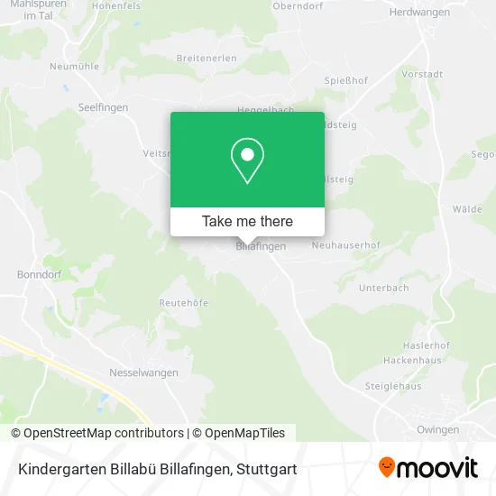 Карта Kindergarten Billabü Billafingen