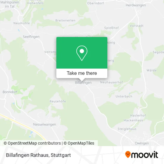 Карта Billafingen Rathaus