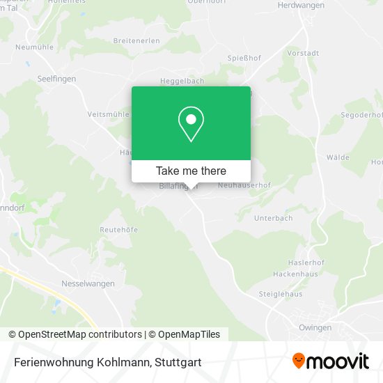 Ferienwohnung Kohlmann map