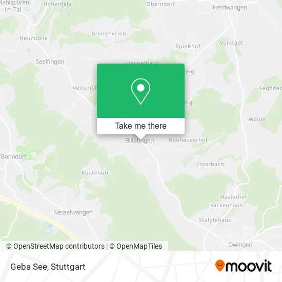 Карта Geba See