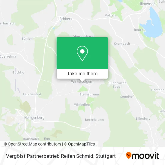 Карта Vergölst Partnerbetrieb Reifen Schmid