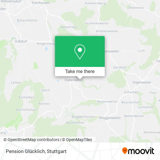 Pension Glücklich map