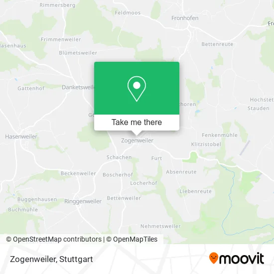 Карта Zogenweiler