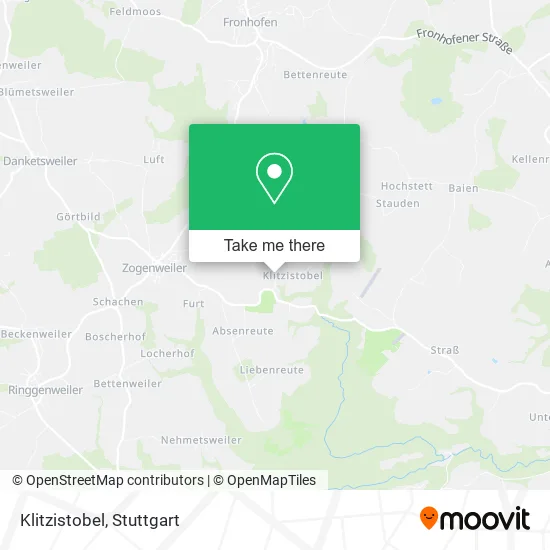 Карта Klitzistobel