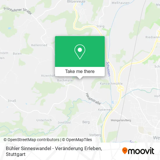 Карта Bühler Sinneswandel - Veränderung Erleben