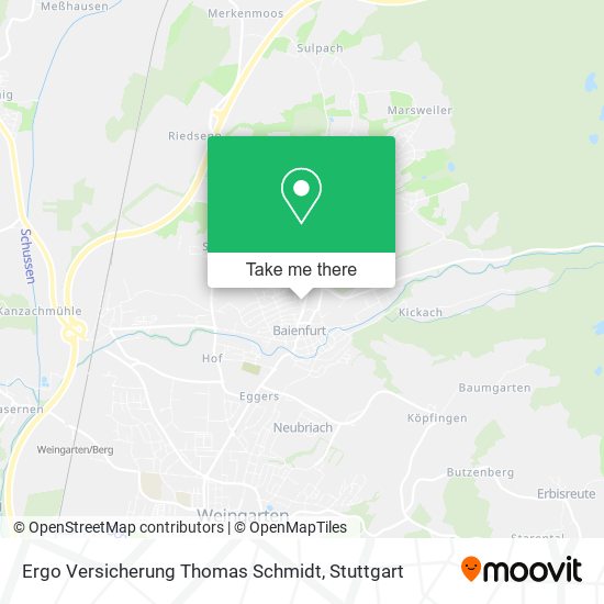 Ergo Versicherung Thomas Schmidt map