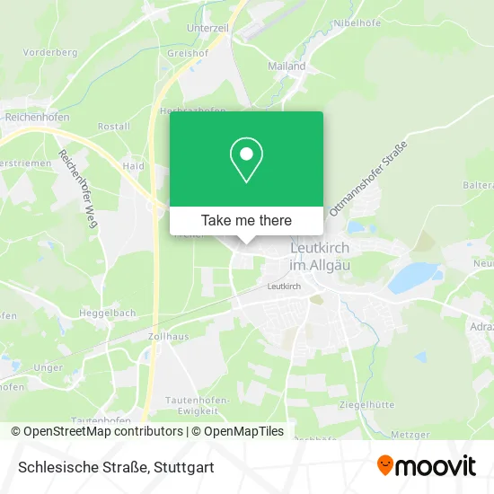 Карта Schlesische Straße