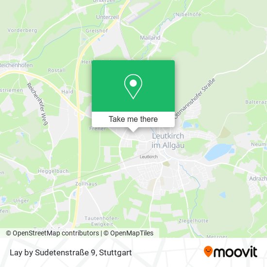Lay by Sudetenstraße 9 map