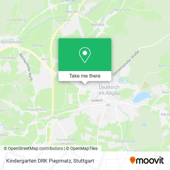 Карта Kindergarten DRK Piepmatz