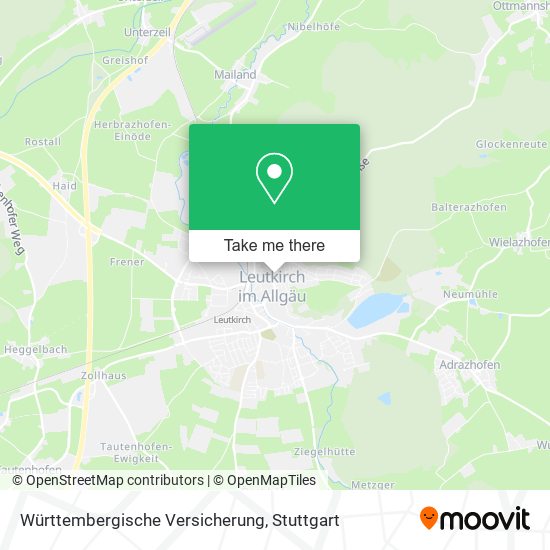 Württembergische Versicherung map