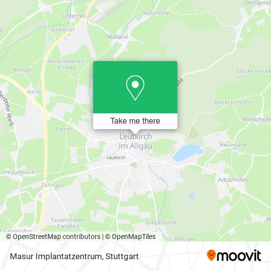 Masur Implantatzentrum map