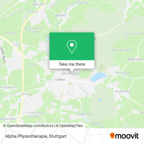 Карта Alpha Physiotherapie