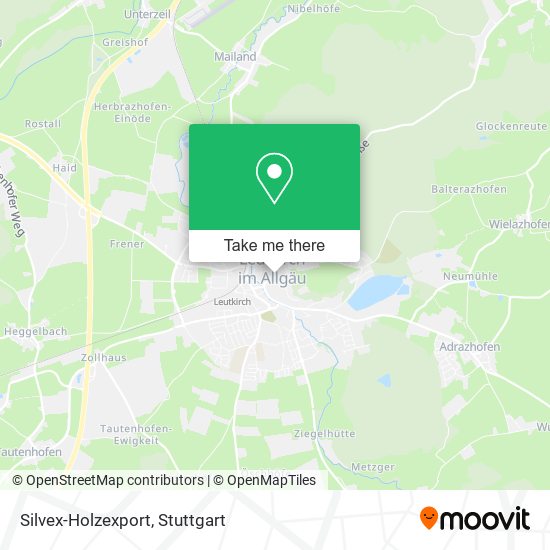 Silvex-Holzexport map