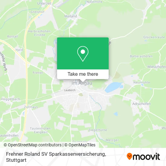 Карта Frehner Roland SV Sparkassenversicherung