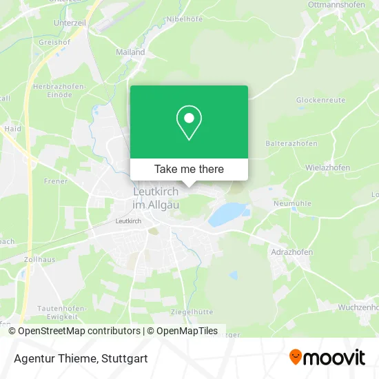 Карта Agentur Thieme