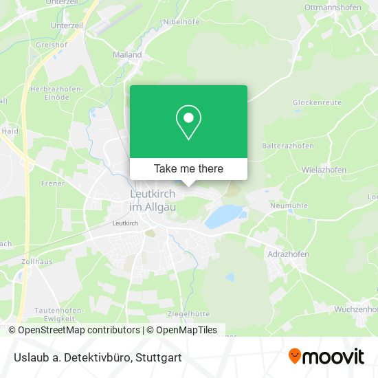 Uslaub a. Detektivbüro map
