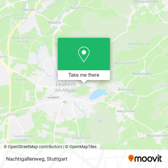 Карта Nachtigallenweg