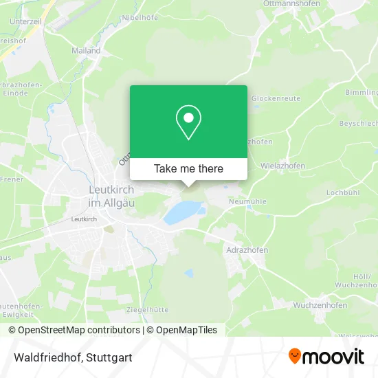 Карта Waldfriedhof