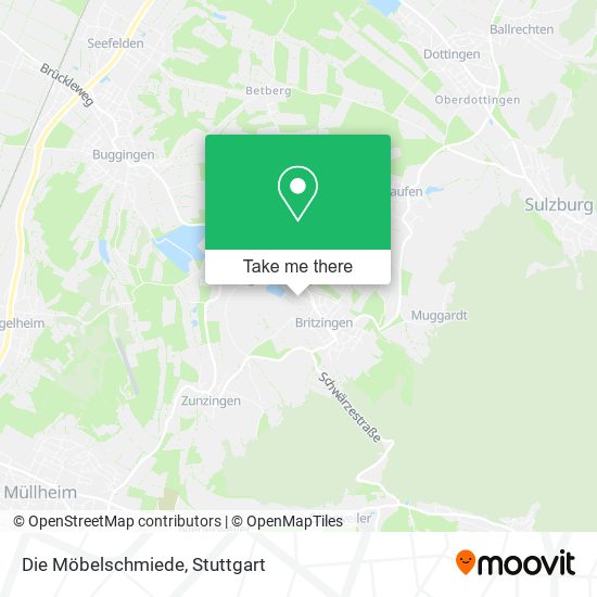 Die Möbelschmiede map