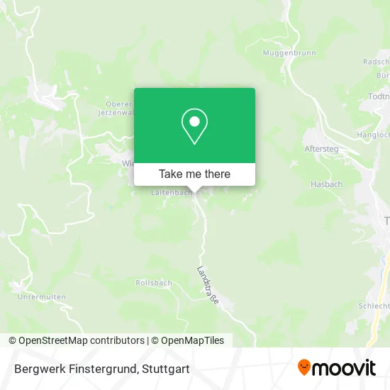 Карта Bergwerk Finstergrund