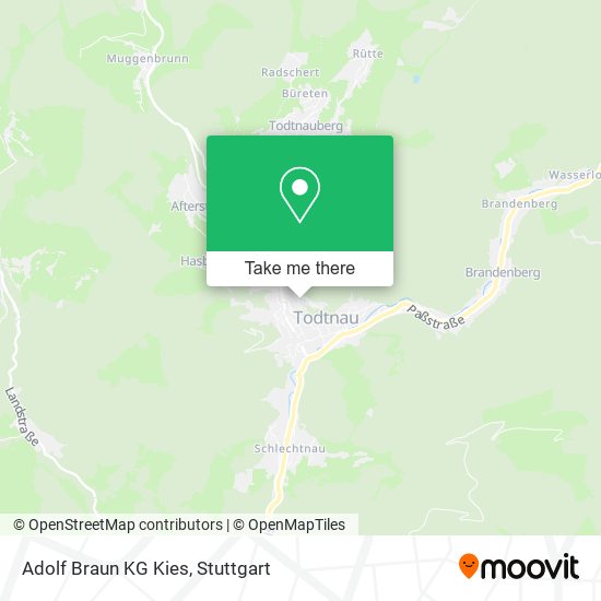 Adolf Braun KG Kies map