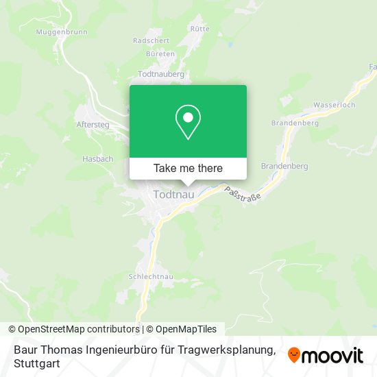 Baur Thomas Ingenieurbüro für Tragwerksplanung map