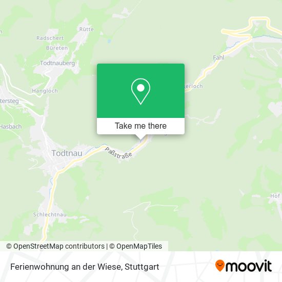 Ferienwohnung an der Wiese map