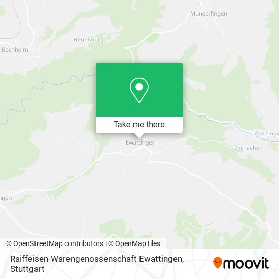 Raiffeisen-Warengenossenschaft Ewattingen map