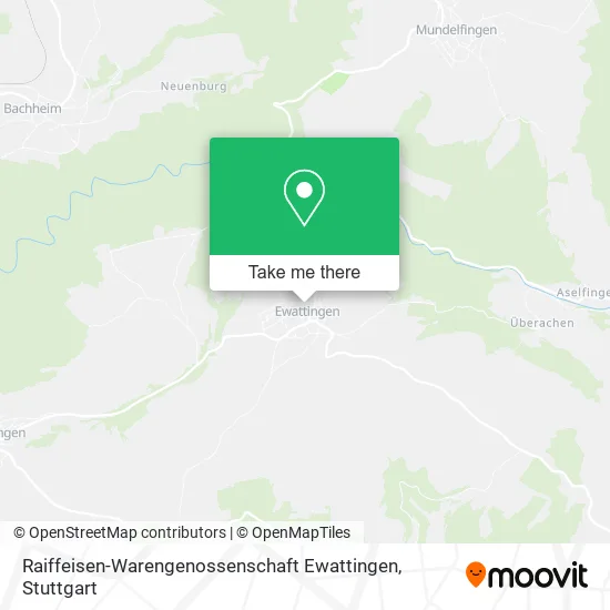 Карта Raiffeisen-Warengenossenschaft Ewattingen