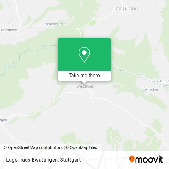 Lagerhaus Ewattingen map