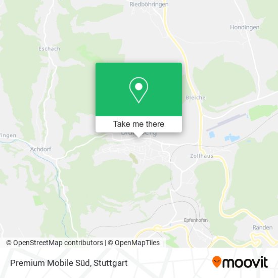 Premium Mobile Süd map